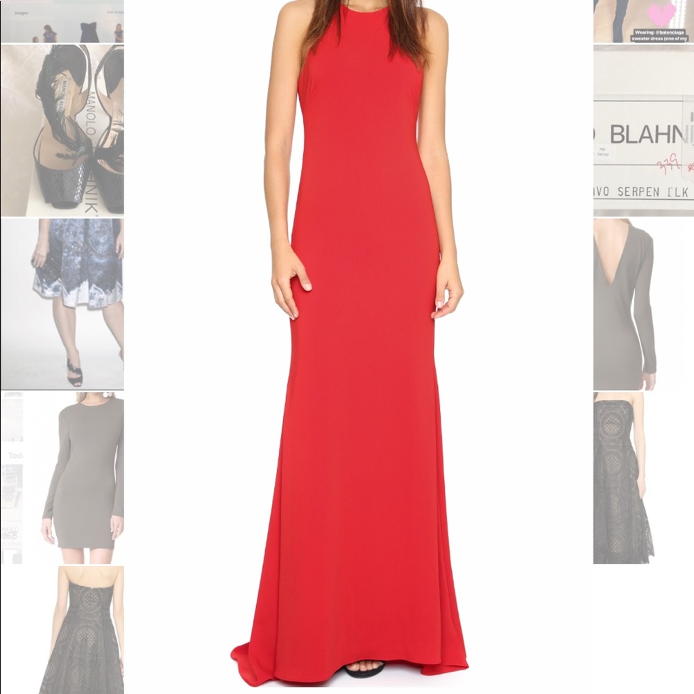 Badgley Mischka gown